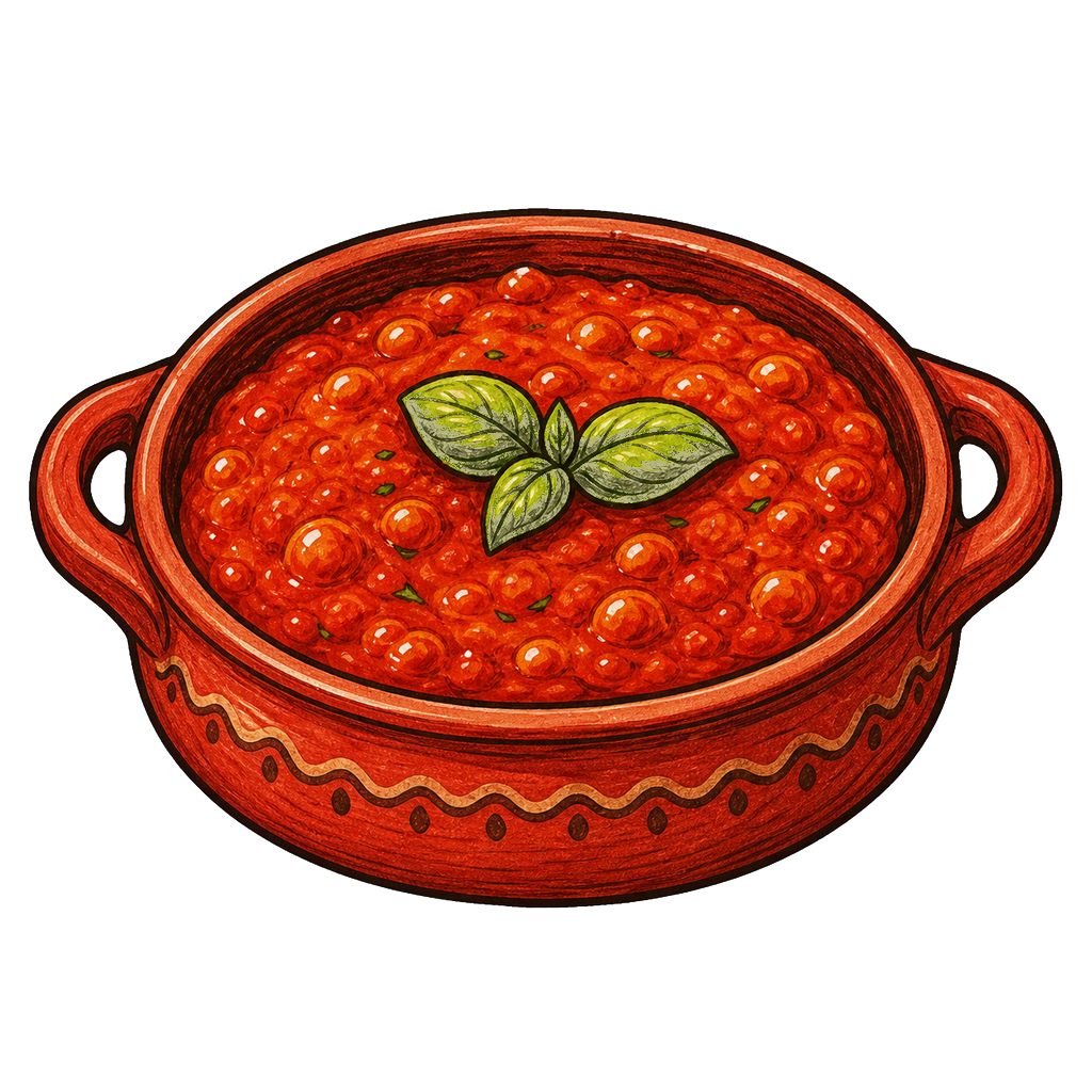 Carta de salsa de tomate